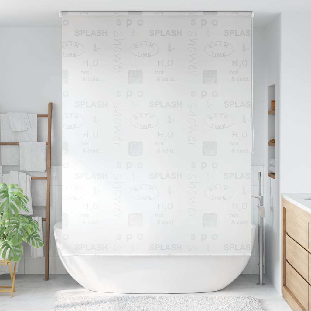 Vidaxl Roller Blind für Dusche 140x240 cm Spritzer
