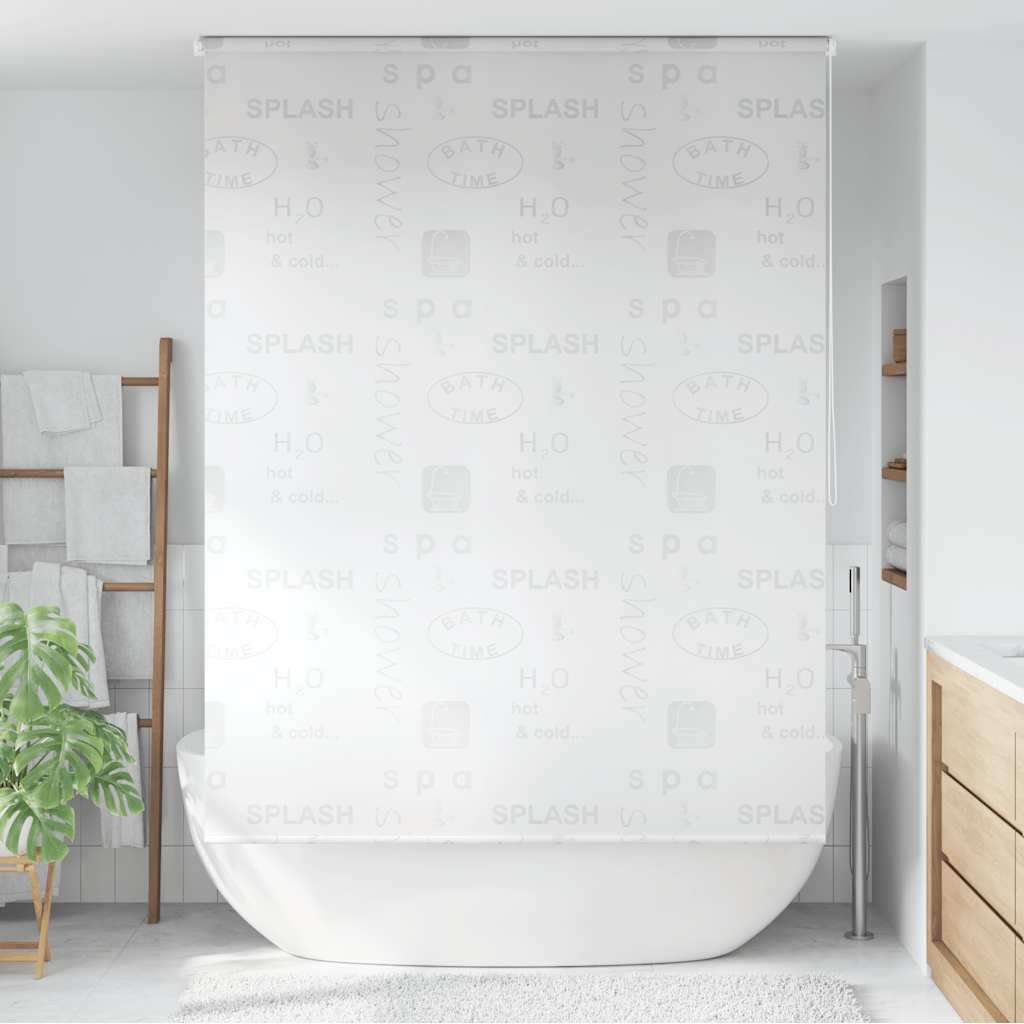 Vidaxl Roller Blind für Dusche 160x240 cm Spritzer