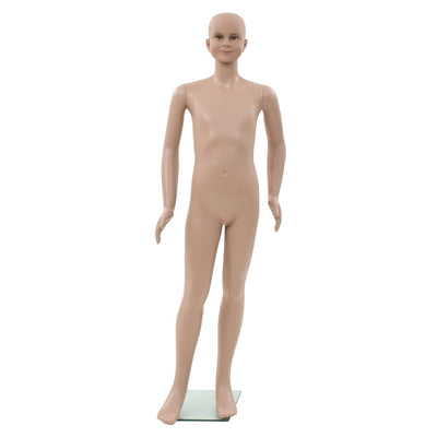 Vidaxl Estalage Doll Kind mit Glasfuß 140 cm Beige