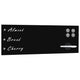 Vidaxl Blackboard für das Wandmagnet von 60 x 20 cm Glas