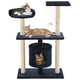 Vidaxl -Katzenkratzerpfosten mit Sisal -Kratzern 95 cm dunkelblau