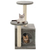 Vidaxl -Katzenkratzerpfosten mit Sisal -Kratzern 60 cm grau
