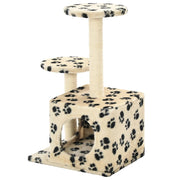 Vidaxl -Katzenkratzerpost mit Sisal -Kratzer -Posts 60 cm Pootprints Beige - afbeelding 3