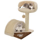 Vidaxl -Katzenkratzerpfosten mit Sisal -Kratzer nach 40 cm Beige und braun