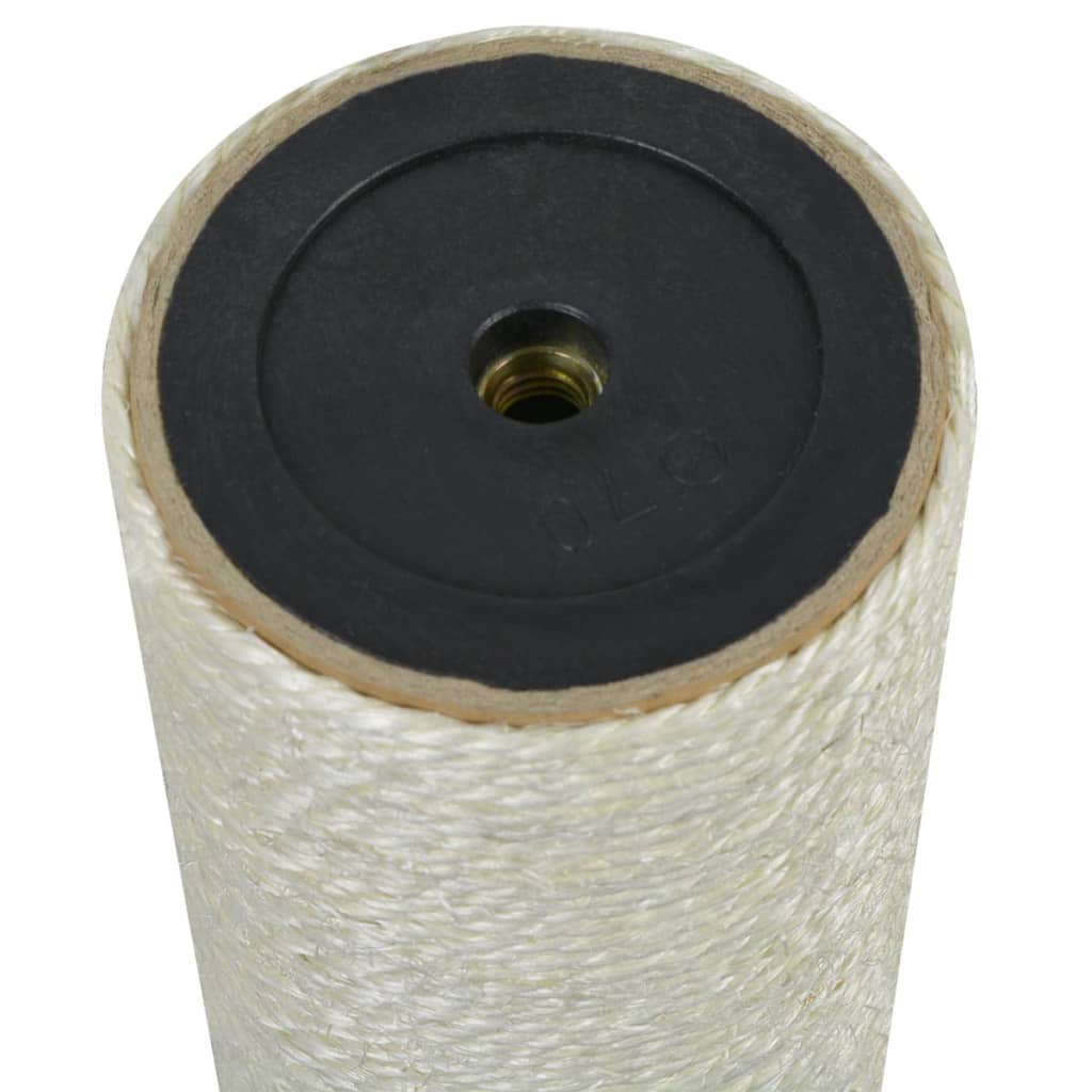 Vidaxl -Katzenkratzer nach 8x25 cm 10 mm Beige