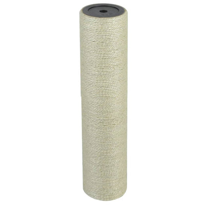 Vidaxl -Katzenkratzer nach 8x35 cm 10 mm Beige