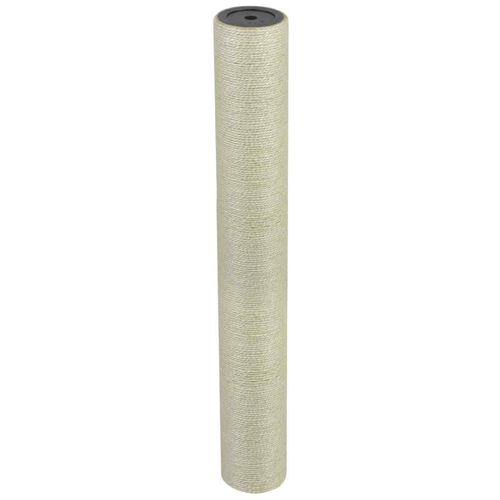 Vidaxl -Katzenkratzer nach 8x60 cm 10 mm Beige