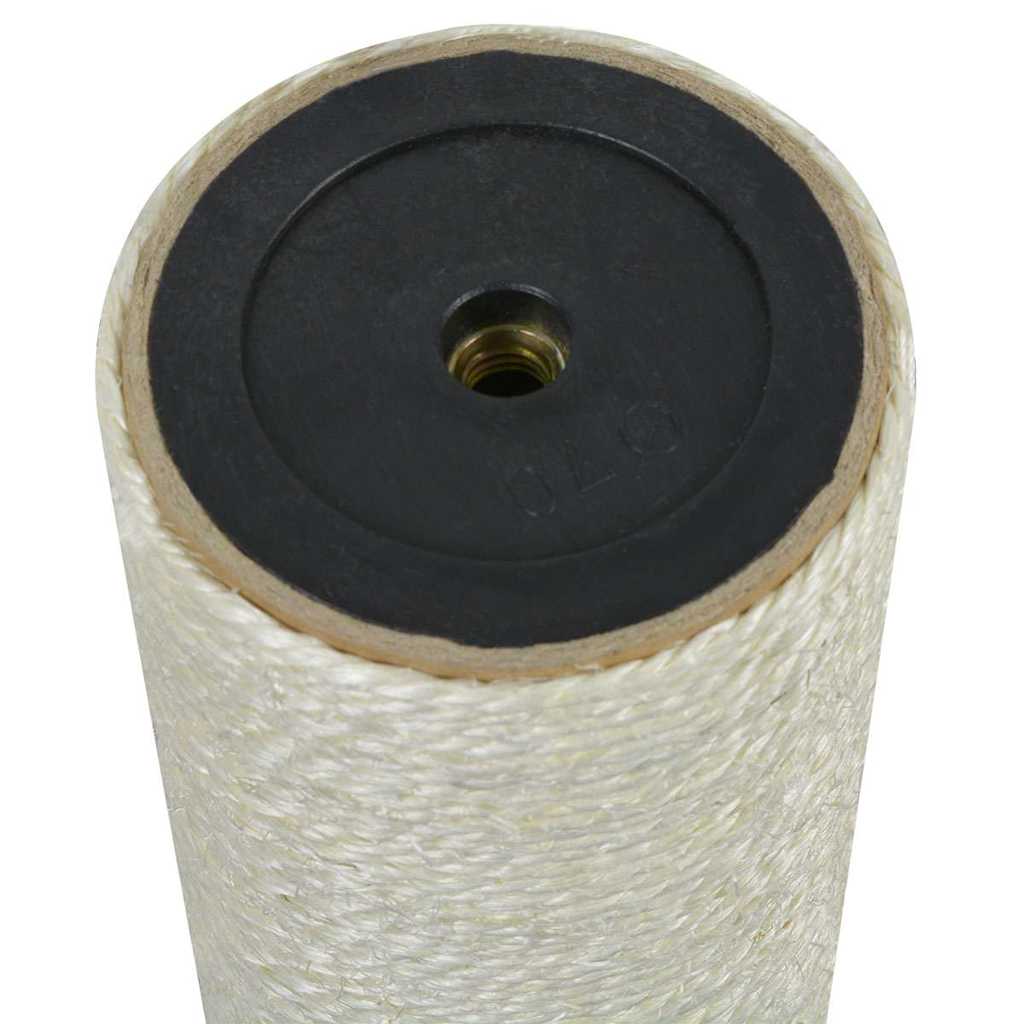 Vidaxl -Katzenkratzer nach 8x60 cm 10 mm Beige