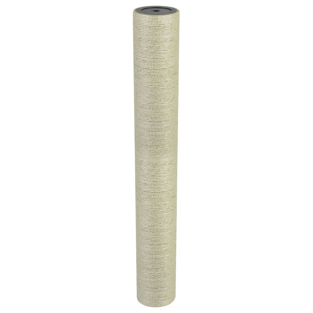 Vidaxl -Katzenkratzer nach 8x60 cm 8 mm Beige