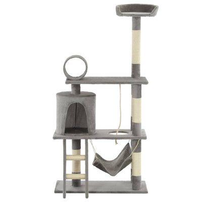 Vidaxl Cat Scraping Post mit Sisal -Kratzern 140 cm Grau