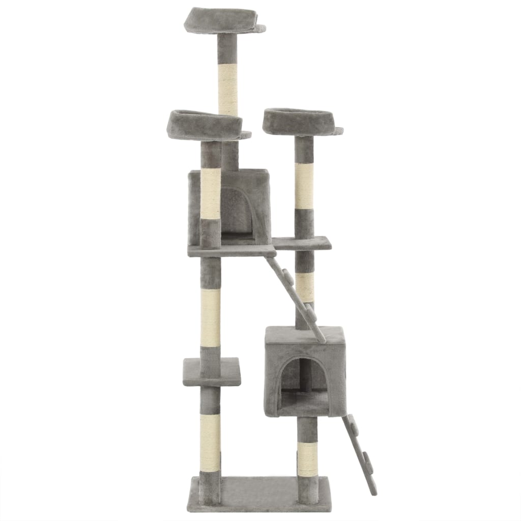 Vidaxl Cat Scraping Post mit Sisal -Kratzern 170 cm Grau