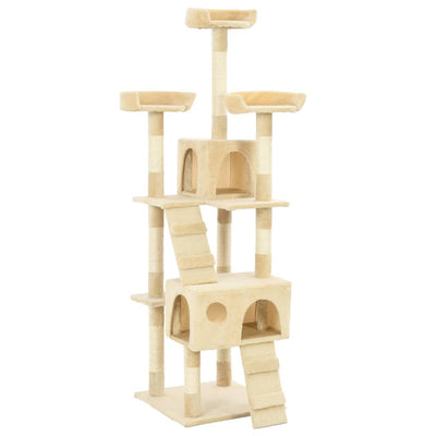 Vidaxl Cat Scraping Post mit Sisal -Kratzern 170 cm Beige