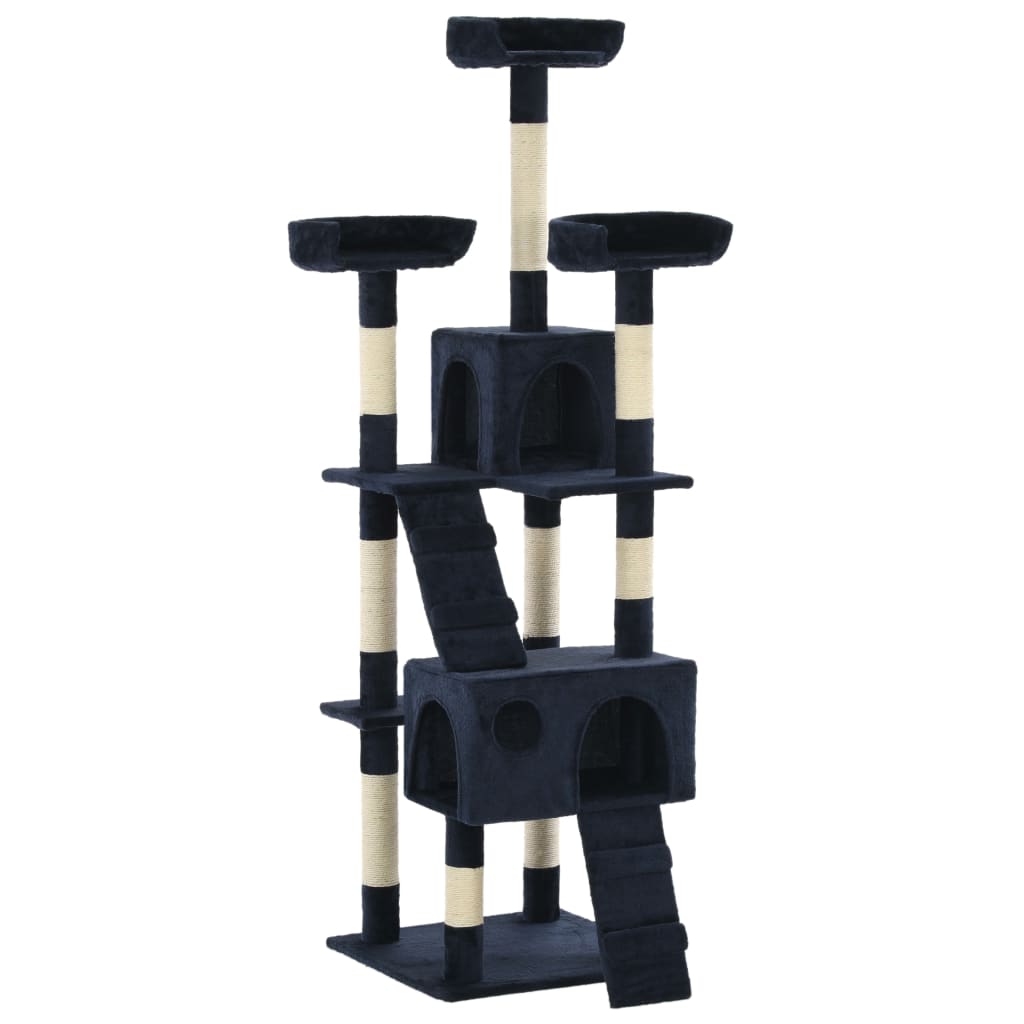 Vidaxl Cat Scraping Post mit Sisal -Kratzern 170 cm blau