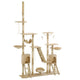 VIDAXL-Katzenkratzerpfosten mit Sisal-Kratzern 230-250 cm Beige