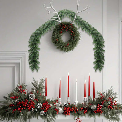 Vidaxl Weihnachten Girlande 20 m PVC
