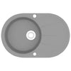 Vidaxl Sink Oval Einschale Granitgrau