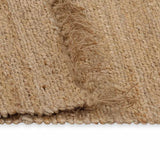 Vidaxl Teppich 120x180 cm Hand -gehobenes Jute natürlich - afbeelding 3