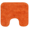 Vidaxl Bademattierungs-Set Fabric Orange 2-Teile