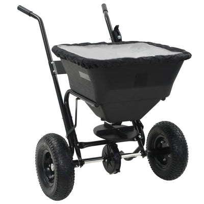 Vidaxx Streuwagen Schiebemodell 45 l 106x73x76 cm PVC und Stahl
