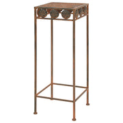 Vidaxl Plant Stand Set Vintage Style Metal Rost Color 3-Piece - afbeelding 3