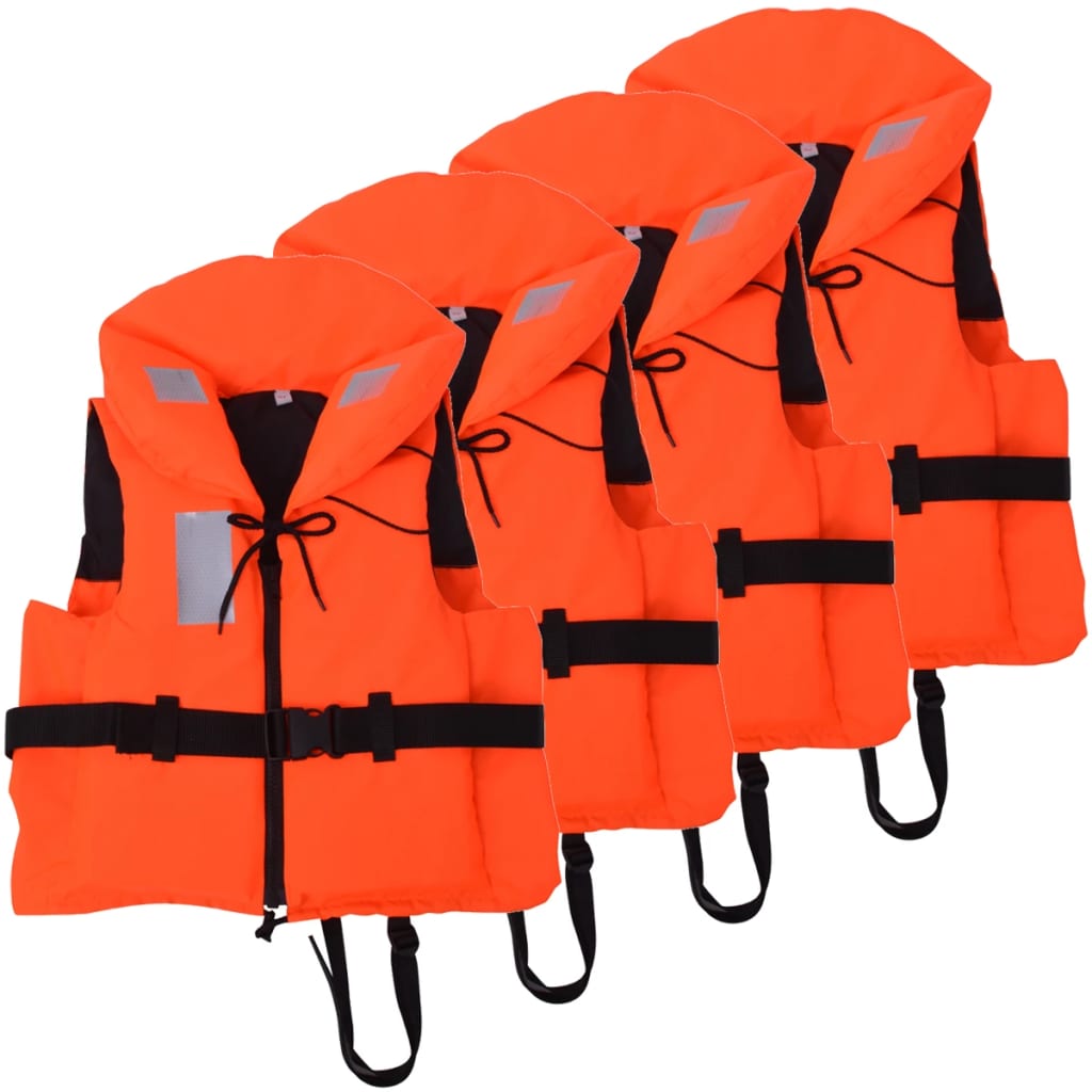 Vidaxl Schwimmjacken 100 N 90+ kg 4 Teile