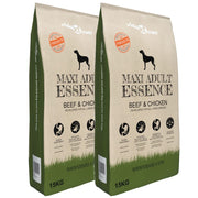 Vidaxl Premium Dog Food Maxi Erwachsene Essence Rindhuhn 30 kg 2 Stcs - afbeelding 1