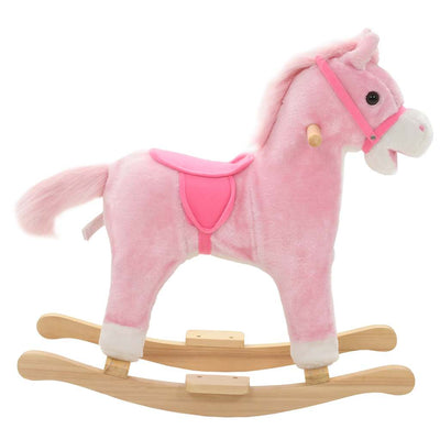 Vidaxl Hobbeldier Pferd 65x32x58 cm Plüsch Pink