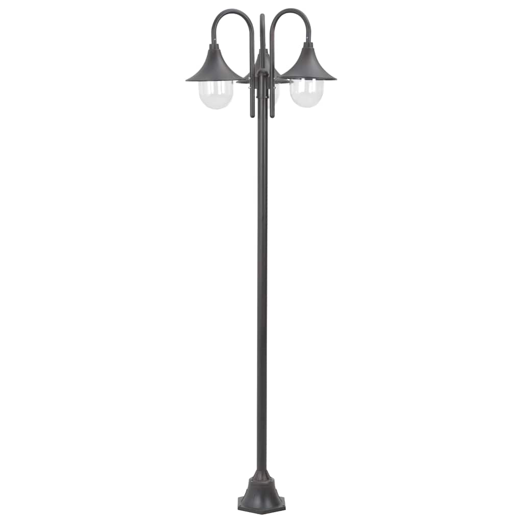 Vidaxl Pale Lighting Garden E27 220 cm Aluminium Bronze 3-Stück