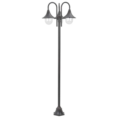 Vidaxl Pale Lighting Garden E27 220 cm Aluminium Bronze 3-Stück