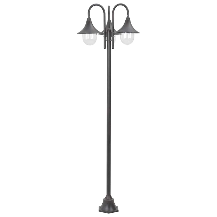 Vidaxl Pale Lighting Garden E27 220 cm Aluminium Bronze 3-Stück
