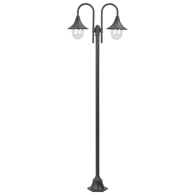 Vidaxl Pale Lighting Garden E27 220 cm Aluminium Bronze 2-Stück