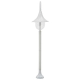 Vidaxl Paal Lighting Garden E27 120 cm Aluminium Weiß - afbeelding 2