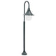 Vidaxl blasse Lichtgarten E27 120 cm Aluminium dunkelgrün