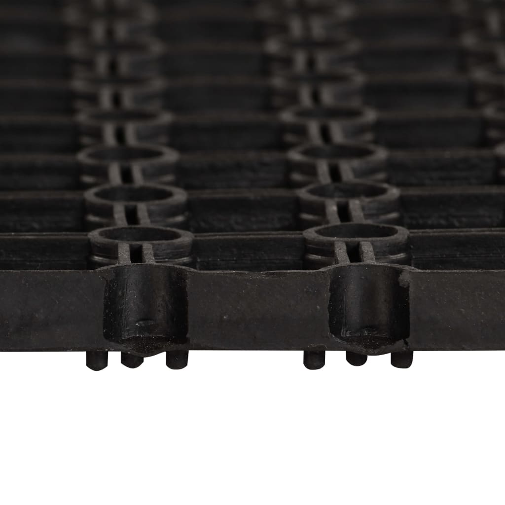 VIDAXL -Gummi -Matten 23 mm 40x60 cm 2 PCs