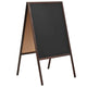 VIDAXL -Tafel doppelseitige abgetrennte 60x80 cm Zedernholz