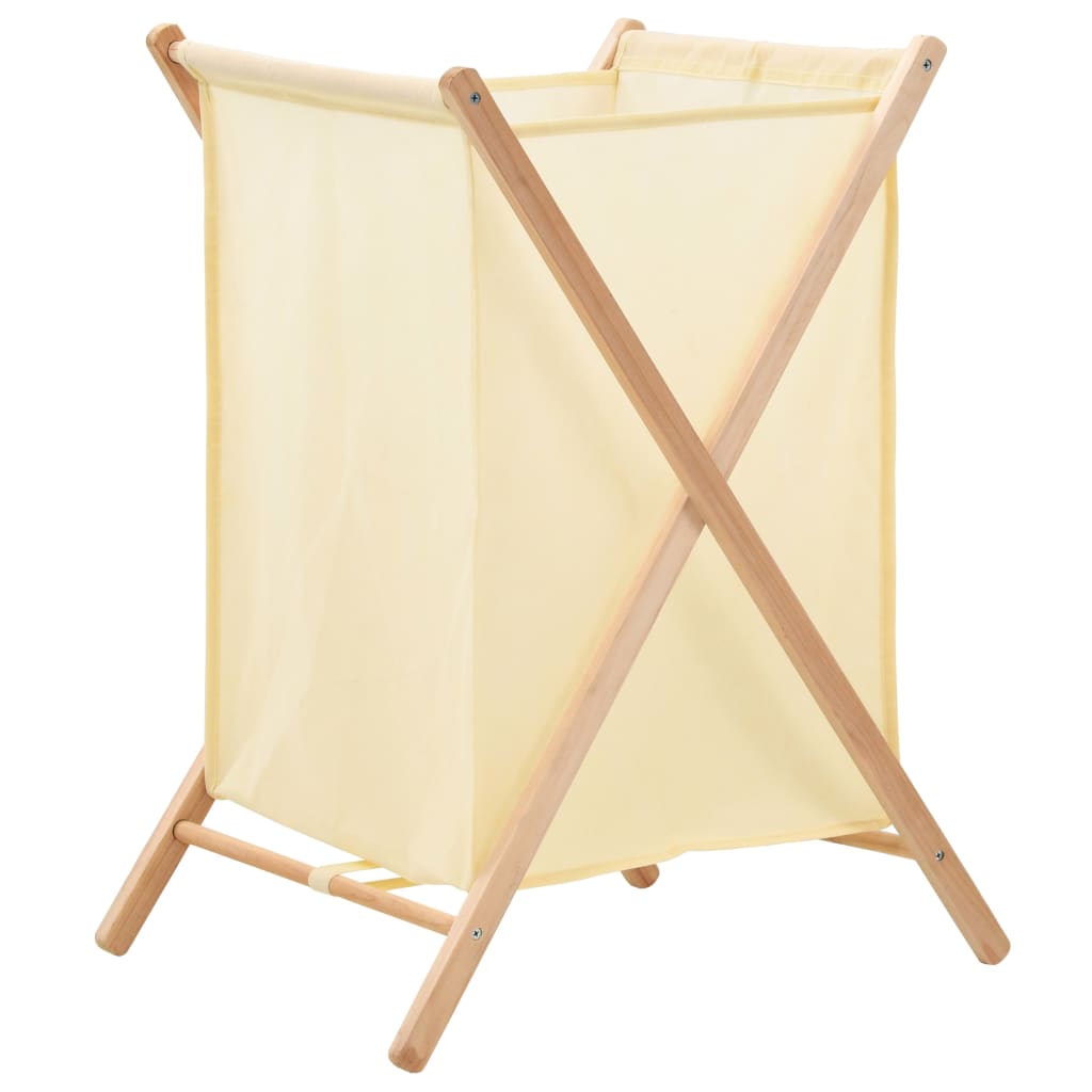 VIDAXL -Waschkorb 42x41x64 cm Zedernholz und Staub Beige