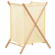 VIDAXL -Waschkorb 42x41x64 cm Zedernholz und Staub Beige