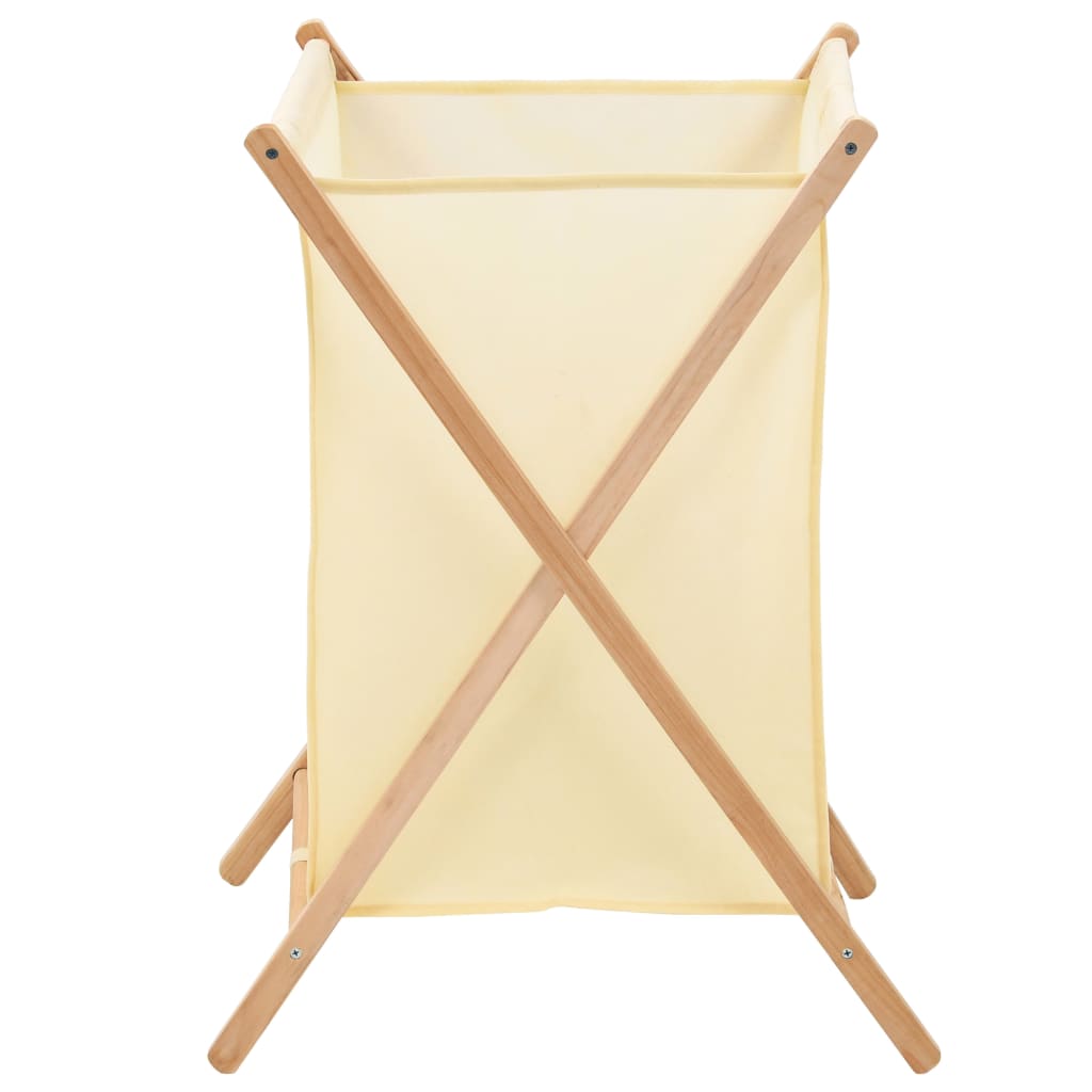 VIDAXL -Waschkorb 42x41x64 cm Zedernholz und Staub Beige