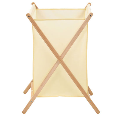 VIDAXL -Waschkorb 42x41x64 cm Zedernholz und Staub Beige