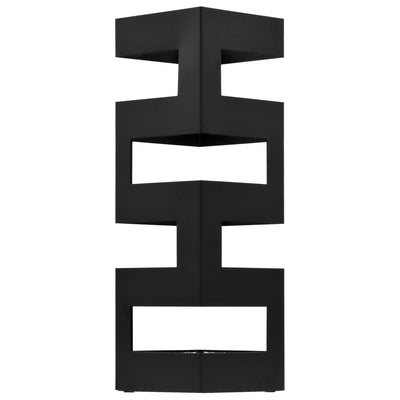 Vidaxl Regenschirmhalter Stahl schwarz