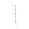 Vidaxl Badezimmer Rack 60x33x174 cm Weiß