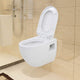 Vidaxl Wandtoilettenkeramik weiß