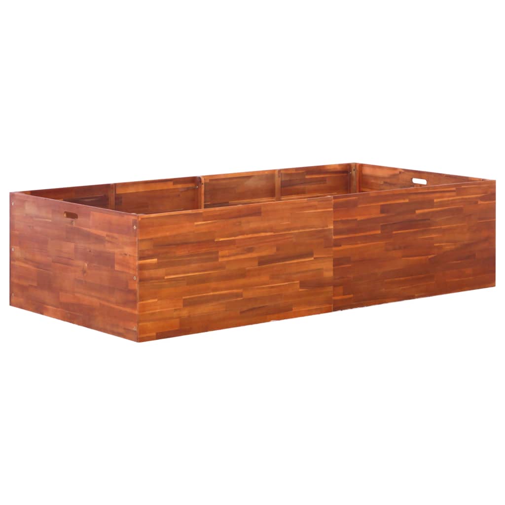 VIDAXL -Pflanzer erhöhte 200x100x50 cm Acaciahout