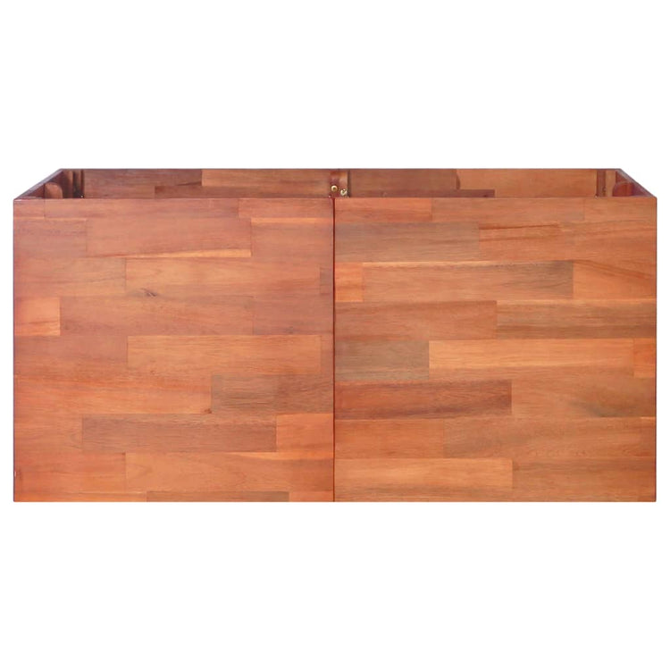 VIDAXL -Planungsbox Erhöht 100x100x50 cm Akazieholz