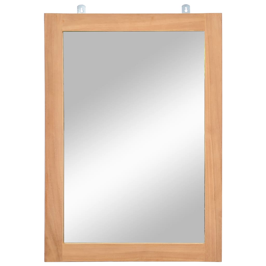 Vidaxl -Wandspiegel 50x70 cm Feste Teaks