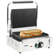 Vidaxl Panini Grill um 2200 W 43x30,5x20 cm gerötet