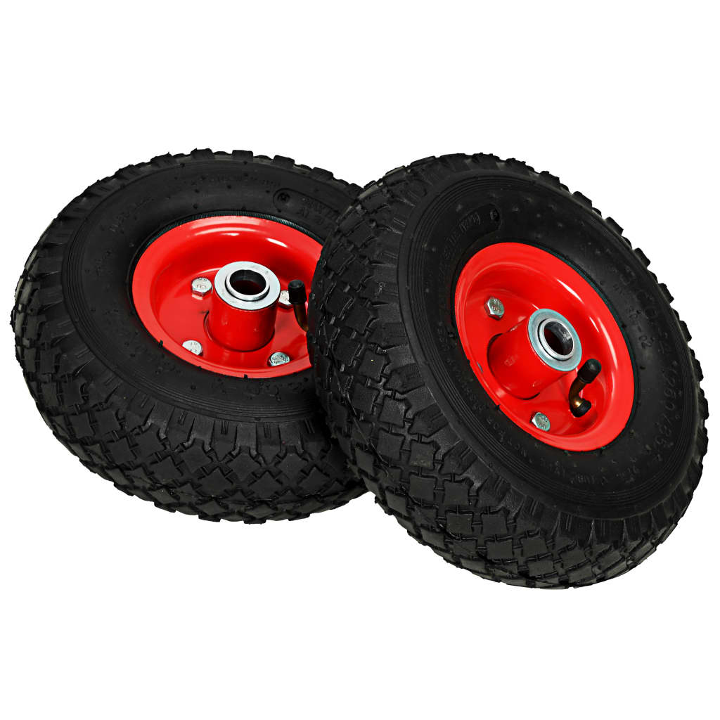 VIDAXL-HAND-LKW-RHELS 2 PCS 3.00-4 (245x82) Gummi