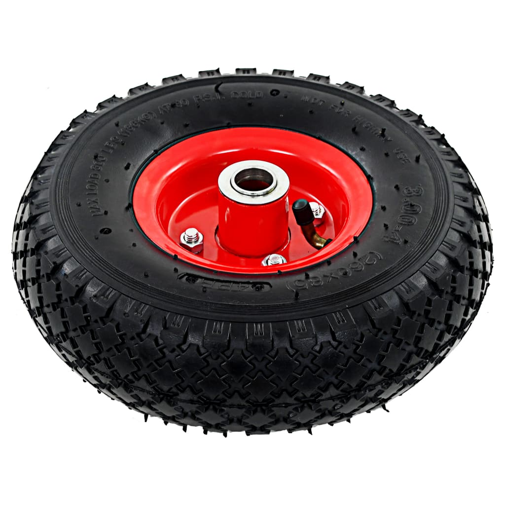 VIDAXL-HAND-LKW-RHELS 2 PCS 3.00-4 (245x82) Gummi
