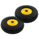 VIDAXL-Handwagen Räder 3.00-4 (260 x 85) Solid PU 2 PCs