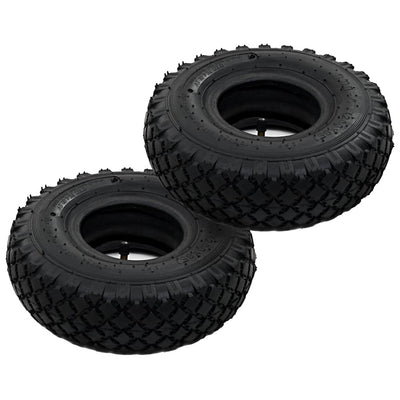 VIDAXL-Reifen Innenrohre für Handwagen 3.00-4 260x85 Gummi 2 PCs